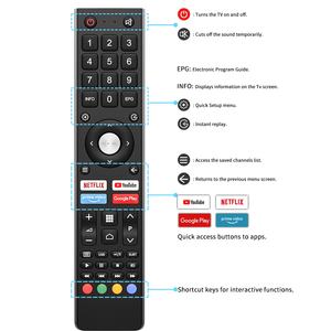 Télécommande universelle professionnelle pour téléviseur avec clavier rétroéclairé et pavé tactile pour <span class=keywords><strong>Smart</strong></span> <span class=keywords><strong>TV</strong></span>, Android Box, PC, lecteur multimédia - Product Image 1
