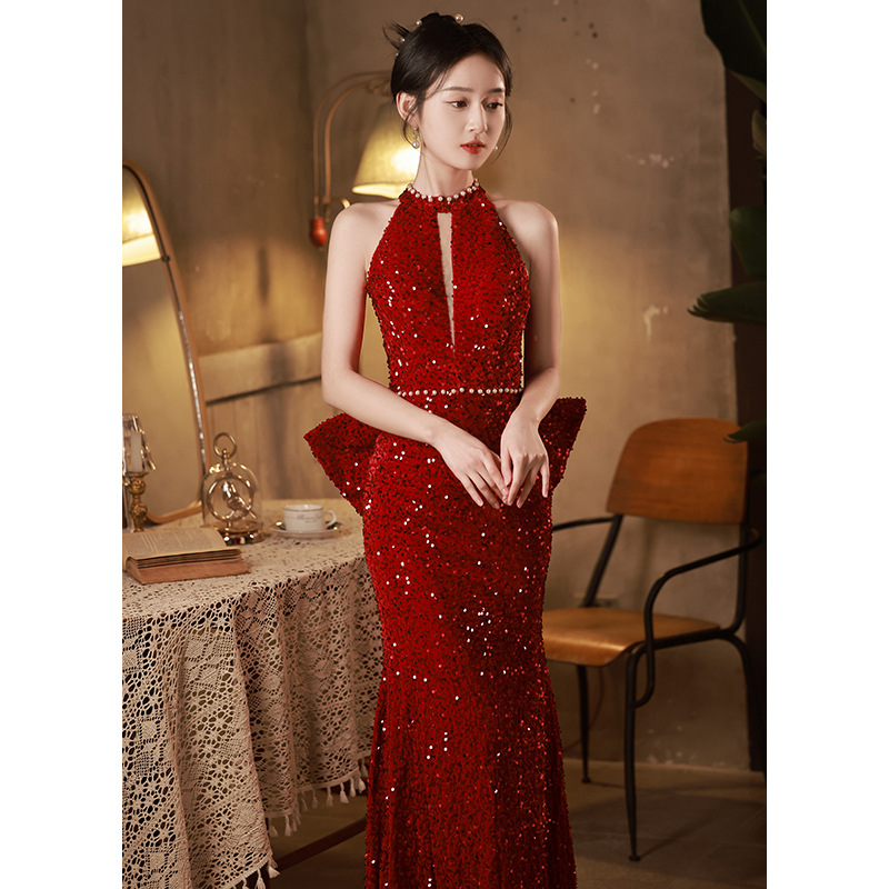 white christmas dresses Chic and Holland HF110357 - See-Through Bodice V-Neck Evening Dress 8 / Silver/Nude main image 0