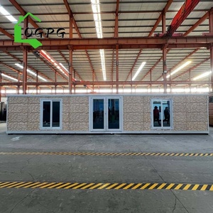 <span class=keywords><strong>Maison</strong></span> conteneur pliable extensible de 40 pieds avec système à double aile qui se transforme en espace de vie spacieux lorsqu'elle est repliée pour le transport - Product Image 2