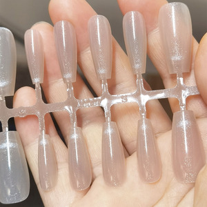 Lot de 30 faux ongles <span class=keywords><strong>à</strong></span> presser XS/S/M – Styles œil de chat, <span class=keywords><strong>French</strong></span> <span class=keywords><strong>Manucure</strong></span> et Moonlight Blanc pour une <span class=keywords><strong>manucure</strong></span> instantanée <span class=keywords><strong>à</strong></span> <span class=keywords><strong>domicile</strong></span> - Product Image 4