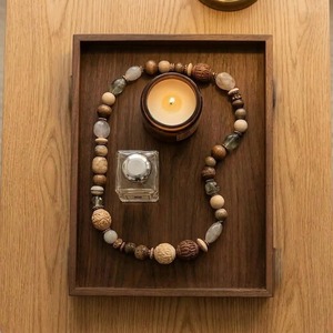 Eco Friendly Wooden Serving <b>Tray</b> For Serving <b>Tea</b> Coffee Breakfast Snacks Fruits Homes Hotels And Cafes Bulk Supplier - Product Image 2