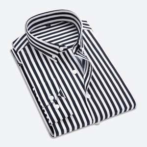 Nuove Camicie <span class=keywords><strong>da</strong></span> Uomo di Lusso Eleganti Slim Fit a Maniche Lunghe Camicie Formali <span class=keywords><strong>da</strong></span> Uomo per Affari - Product Image 2