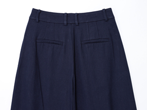 <span class=keywords><strong>Pantaloni</strong></span> Lunghi Casual alla Moda per <span class=keywords><strong>Donna</strong></span>, <span class=keywords><strong>Blu</strong></span> <span class=keywords><strong>Scuro</strong></span> con Chiusura a Cerniera - Product Image 5