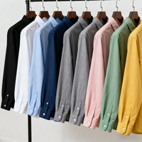 Chemise à Manches Longues en Coton Supima Tricoté Personnalisable pour Hommes - Ajoutez une Impression ou une Broderie Selon Vos Préférences