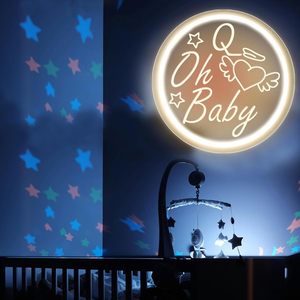 Iluminación de neón LED personalizada Ohbaby para habitaciones de niños y bodas luces de ambiente púrpura para decoración del hogar, eventos y fiestas - Product Image 3
