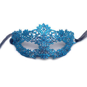 가장 무도회 용 여성용 가장 무도회 마스크 블랙 레이스 마스크, 할로윈 파티 - Product Image 3