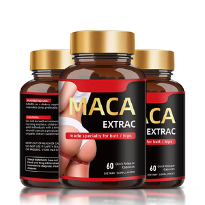 Capsules de racine de maca noire, complément alimentaire pour l'amélioration des fesses, naturel et biologique pour adultes - Product Image 4