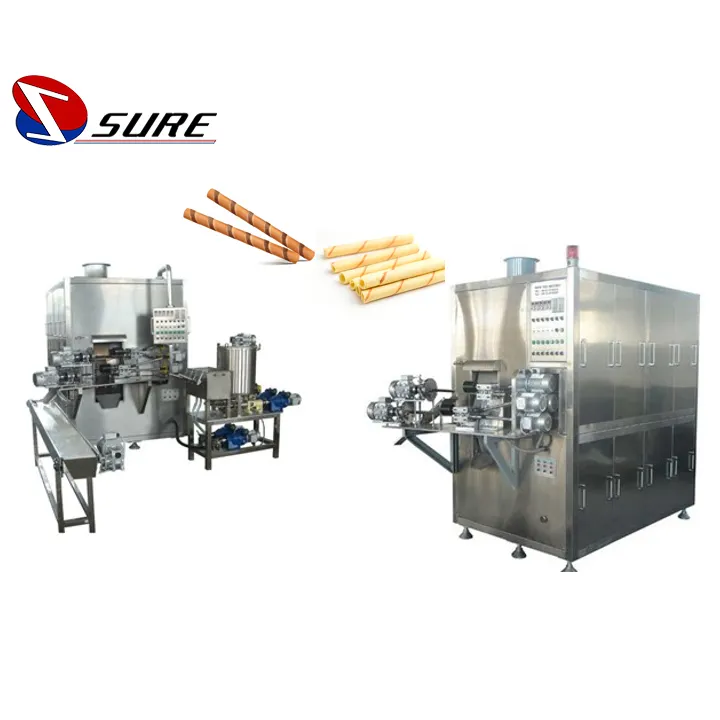 Quality Assurance Wafer Stick Complete Line/ Egg Roll Snack Machine/ Wafer Roll Production Line