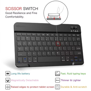 Mini Teclado y Ratón Inalámbricos Retro Más Vendidos para Tablet y Teléfono Móvil - Product Image 5