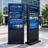 Sinmar 32 43 50 55 65 75 86 Layar Digital Indoor Outdoor untuk Pameran, Standee, Layar Sentuh Android LCD, Kios Selamat Datang Pernikahan