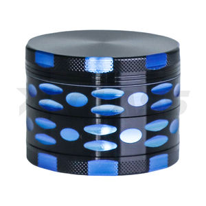 XY GLASS Großhandel Manuelle Zigarettenzerkleinerer Metall-Aluminium Gewürz-Kräutermühlen 4-Schichten Kräutermühlen zum Rauchen - Product Image 3