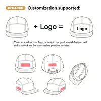 Casquette de baseball en maille souple non structurée avec côtés en tissu, réglable, personnalisable et brodée, pour le sport et les loisirs, vente en gros