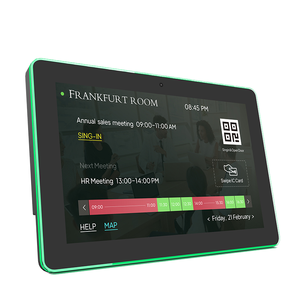 Pantalla de reserva para sala de reuniones Productos para el hogar inteligente Pantalla IPS de 10,1 pulgadas WiFi RJ45 Montaje en pared POE Android Tablet - Product Image 1