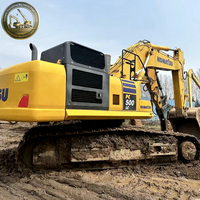 Excavatrice Komatsu PC500 d'occasion de 50 tonnes - Série PC abordable, engin de génie civil à faible entretien pour l'exploitation minière à grande échelle
