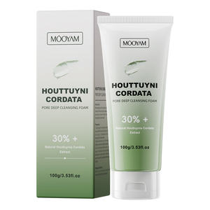 Nettoyant Moussant Doux MOOYAM Houttuynia cordata à Marque Blanche pour Nettoyage en Profondeur, Éclaircissement des Taches Légères et Contrôle du Sébum - Product Image 1