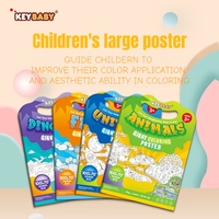 70*100cm Malposter Hochwertiges Papier Interaktives Spielzeug für Eltern und Baby Malposter mit Tragetasche Druckpapier