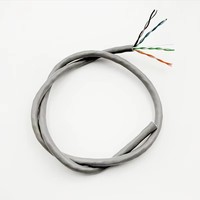 Câble Réseau LAN UTP Cat5e OEM en Gros 1000M, 4 Paires PVC/LSZH, Câble Ethernet Cat5 à Prix Compétitif pour Câbles de Communication