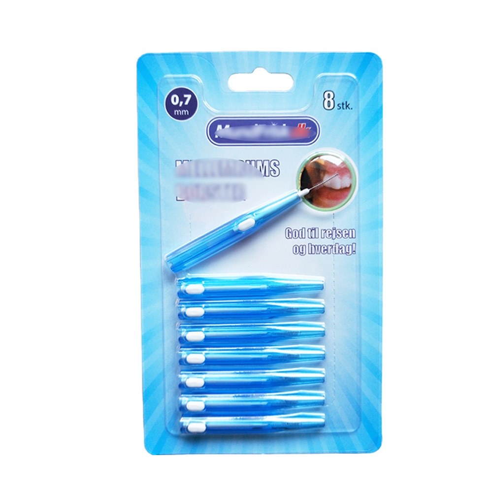 Тонкая межзубная щетка для гигиены полости рта межзубная зубная щетка dupont нейлоновая межзубная щетка из нержавеющей стали