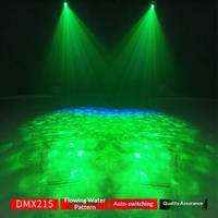 Projecteur LED dynamique à ondulations d'eau pleine couleur DMX512, lumière d'ambiance pour hôtel, aquarium et scène