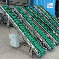 JiaBao, Fabricante Chino OEM, Cinta Transportadora Inclinada Industrial Eléctrica de PVC Personalizada, Duradera, con Velocidad Ajustable 1
