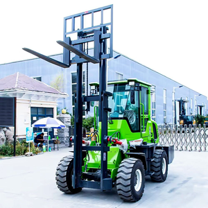 Carrello Elevatore Elettrico Fuoristrada 4x4 con Benna in Vendita - Product Image 3