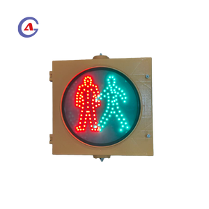 300 mét Led IP65 năng lượng mặt trời Mains powered cho người đi bộ đi bộ/không đi bộ tín hiệu giao thông màu đỏ/màu xanh lá cây đi bộ người đàn ông an toàn đường bộ crosswalk - Product Image 2