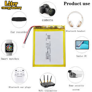 3.7 V 306070 Lithium Polymeer Batterij 2000Mah Oplaadbare Batterijen Schat Navigatie Tablet Telefoon Met XH2.54 - Product Image 5