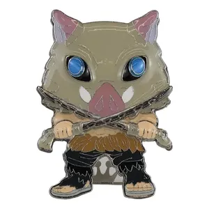 Inosuke hashibra per Funko per Pop Pin #26 personaggio modello giocattolo per la raccolta di accessori Anime dal modello ODM del mio eroe accademico - Product Image 4