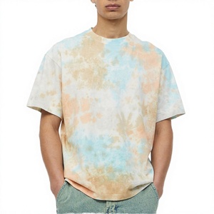 เสื้อยืดผู้ชายผ้าคอตตอน/โพลีเอสเตอร์พิมพ์ลายสกรีนด้านหน้าทรงปกติแขนสั้นสีพื้น - Product Image 2