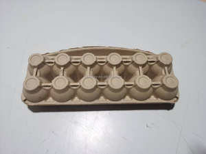 Zellstoff-geformte Eierkartons Weiß Gelb 30 Eier Max Umweltfreundliche Biologisch Abbaubare Eierverpackungsbox - Product Image 4