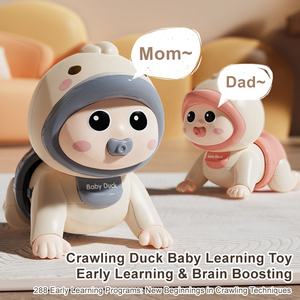 Bebé aprendiendo a escalar, juguete Musical eléctrico, guía <span class=keywords><strong>de</strong></span> muñeca <span class=keywords><strong>para</strong></span> gatear, máquina <span class=keywords><strong>de</strong></span> <span class=keywords><strong>cuentos</strong></span> <span class=keywords><strong>de</strong></span> iluminación <span class=keywords><strong>para</strong></span> educación temprana <span class=keywords><strong>para</strong></span> bebés - Product Image 2