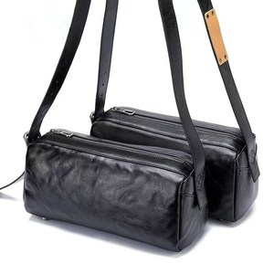 ลาลิสดอนกระเป๋าสะพายข้างผู้ชายหนังแท้ความจุขนาดใหญ่กระเป๋าสะพายข้างสำหรับเดินทางเพื่อธุรกิจทนทานต่อการสึกหรอสีทึบ - Product Image 5