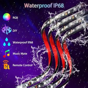 Lampu garis bawah mobil, cahaya Neon aksen dengan kendali jarak jauh nirkabel untuk truk SUV Mobil 90*120cm - Product Image 5