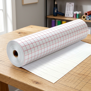 DETU TR07 30.5cm X 25m Heat Transfer PET <b>Film</b> Solid Medium Tack Clear Transfer Tape <b>for</b> <b>Glass</b> - Product Image 3