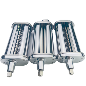 Ensemble de 3 accessoires pour machine à pâtes pour pâte, spaghetti, fettuccine, en acier inoxydable, accessoire pour robot culinaire <span class=keywords><strong>Kitchenaid</strong></span> - Product Image 2