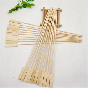ESTICK, <span class=keywords><strong>pincho</strong></span> de paleta plana de bambú de 36 pulgadas <span class=keywords><strong>para</strong></span> barbacoa de Kebab, soporte <span class=keywords><strong>para</strong></span> paraguas de madera carbonizada, soporte <span class=keywords><strong>para</strong></span> alimentos de 60cm, herramientas <span class=keywords><strong>para</strong></span> barbacoa - Product Image 4