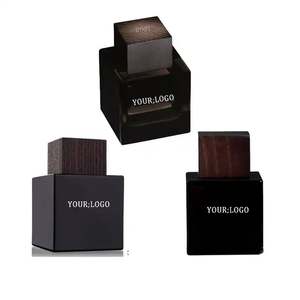 Bottiglia di profumo di vetro nero di lusso quadrato 100ml e <span class=keywords><strong>50ml</strong></span> con pompa Sayer elegante Flacon De Parfum - Product Image 6