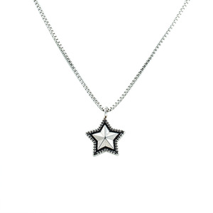 Collar de Moda Unisex con Colgante de Cinco Puntas de Acero de Titanio con Diseño de Estrella - Product Image 5