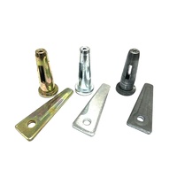 Goupilles de coffrage en aluminium, plaques perforées, accessoires pour panneaux K-Board de construction, goupilles fendues galvanisées, étais en acier M16