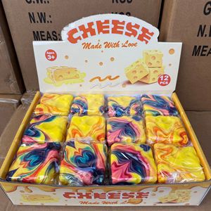 Jouet anti-stress créatif en forme de <span class=keywords><strong>carré</strong></span> de fromage, super doux, à rebond lent, à presser, jouet sensoriel - Product Image 4