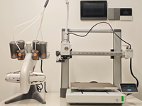 Version Globale Nouvelle Imprimante 3D A1/A1 Combo avec AMS Lite, Machine d'Impression 3D FDM Multicolore Haute Vitesse de Bureau
