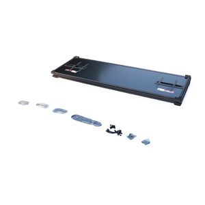 Cubierta de lona rígida de aluminio JIZHENG, triple plegable, con cerradura para la puerta trasera, impermeable, compatible con <span class=keywords><strong>Dodge</strong></span> Ram 1500/2500/3500 F150 (2002-2026) 8 pies - Product Image 5