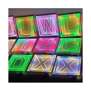 3D rập khuôn cảnh ngoài trời <span class=keywords><strong>b</strong></span>ố trí trung tâm mua sắm DP LED kênh chữ cái mới giáng sinh ảo trang trí phông chữ dạ quang mặt dây chuyền - Product Image 6