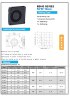 Ventilateur de refroidissement pour ordinateur portable YRWAY 50*50*10mm DC à faible bruit avec roulement à billes/hydraulique PWM personnalisable OEM