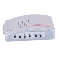 Usine en gros VGA vers AV convertisseur adaptateur Audio et vidéo moniteur VGA vers RCA commutateur adaptateur boîte pour PC portable