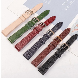 Adecuado para <span class=keywords><strong>AMANI</strong></span> correa de reloj para mujer AR 1910 correa de cuero de vaca 14mm Generación de punto de fábrica - Product Image 2