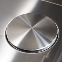 Couvercle de égouttoir en métal amovible, pour évier de cuisine, maille décorative