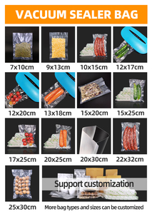 Clear Plastic Food Packaging Embossed Vacuum Sealer Bag Household Vaccum Food <strong>Saver</strong> Bag Embossed Vaccum Bag - Product Image 4