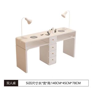 Mesa <span class=keywords><strong>de</strong></span> Manicura Moderna <span class=keywords><strong>de</strong></span> Madera para Salón, Mueble Comercial Ecológico y Fácil <span class=keywords><strong>de</strong></span> Limpiar para Sala <span class=keywords><strong>de</strong></span> Estar o Dormitorio - Product Image 6