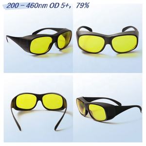 แว่นตาป้องกันแสงสีฟ้าป้องกันแสง79% 200 460nm แว่นตานิรภัยเลเซอร์ป้องกันรังสีอัลตราไวโอเลต UV-A UV-B UV-C แว่นตานิรภัยเลเซอร์ - Product Image 6